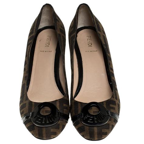 fendi pumps shoes|fendi women' s wedge pumps.